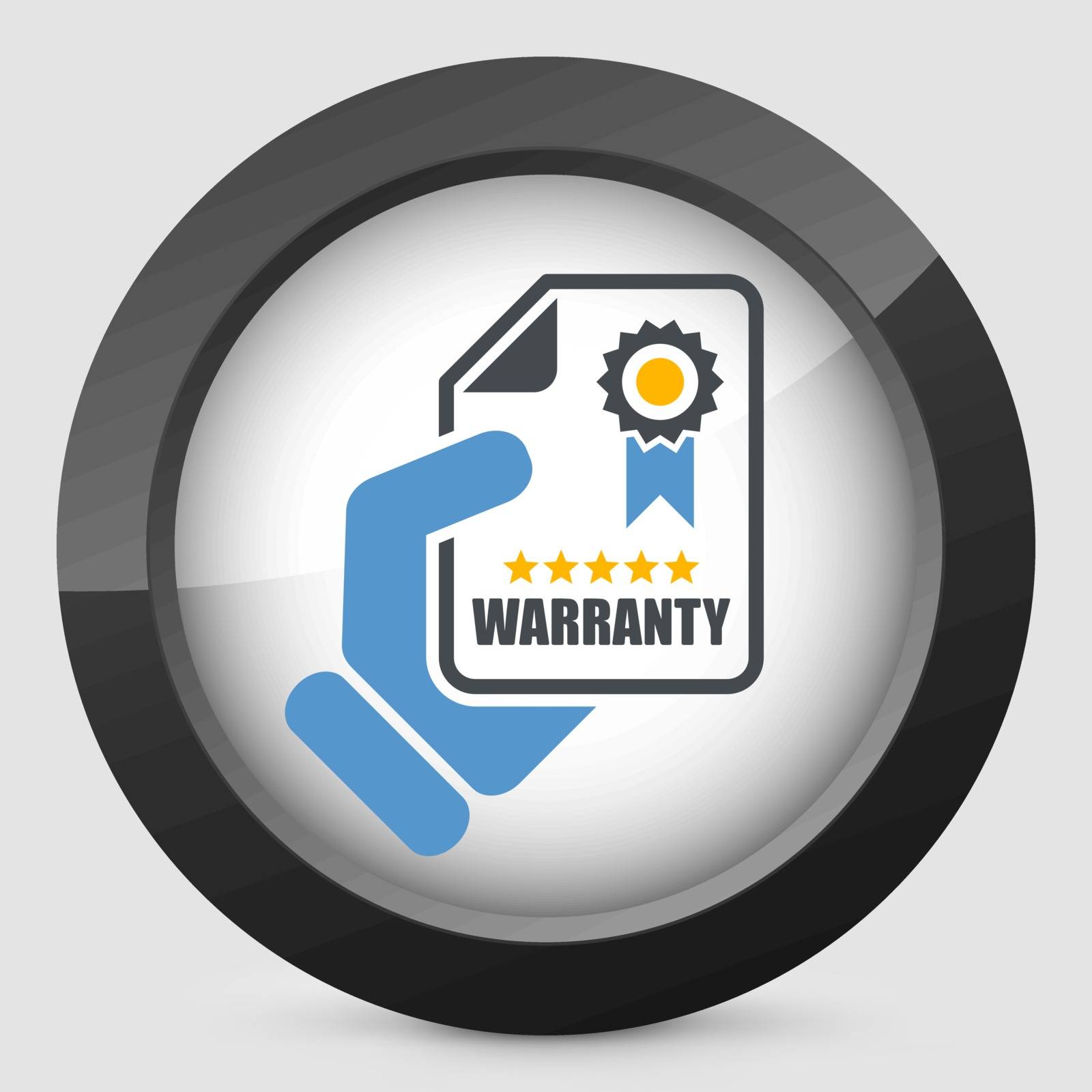 Warranty icon by myVector
