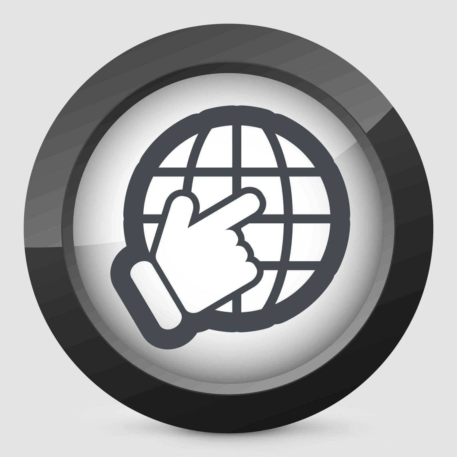Point on globe by myVector