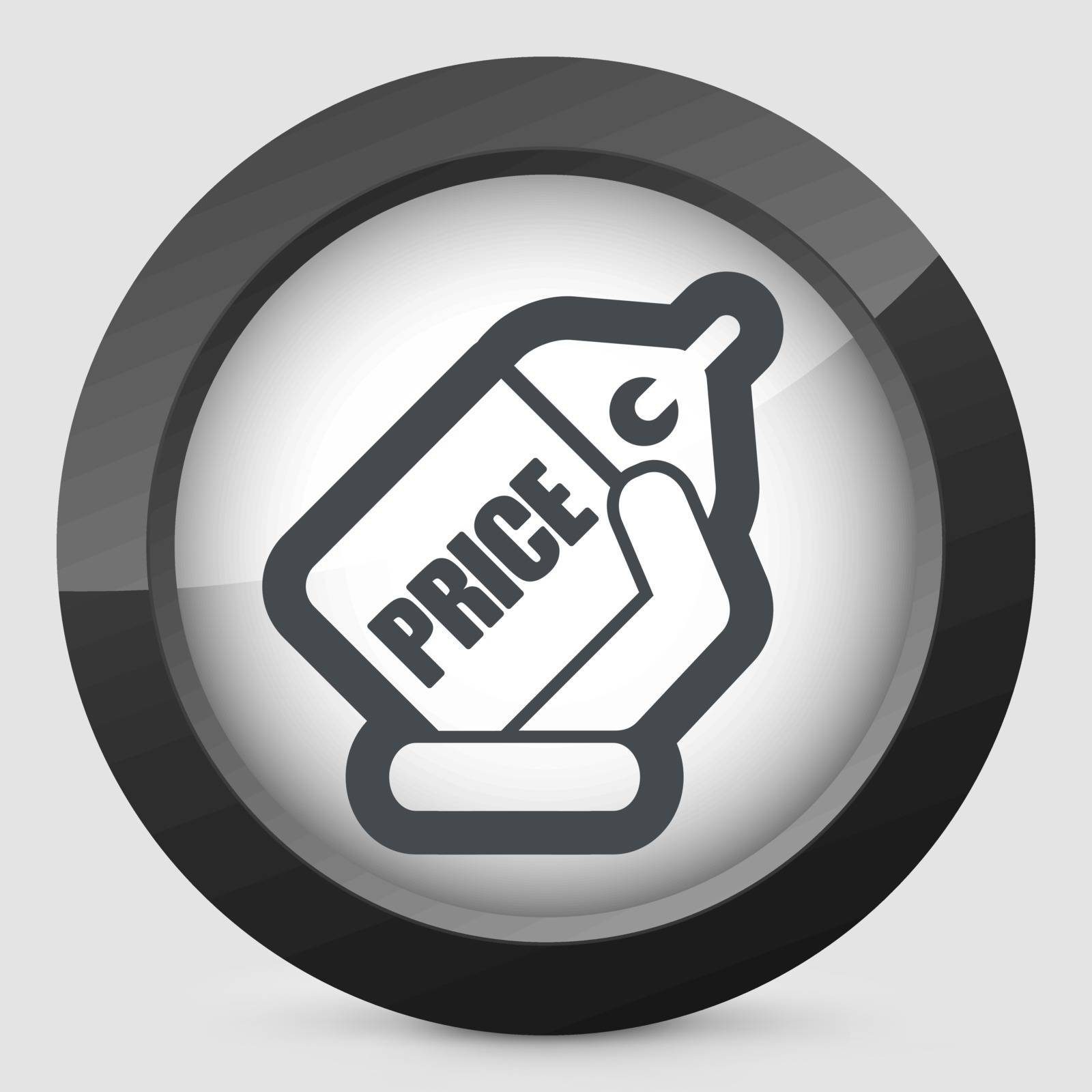 Label price icon by myVector