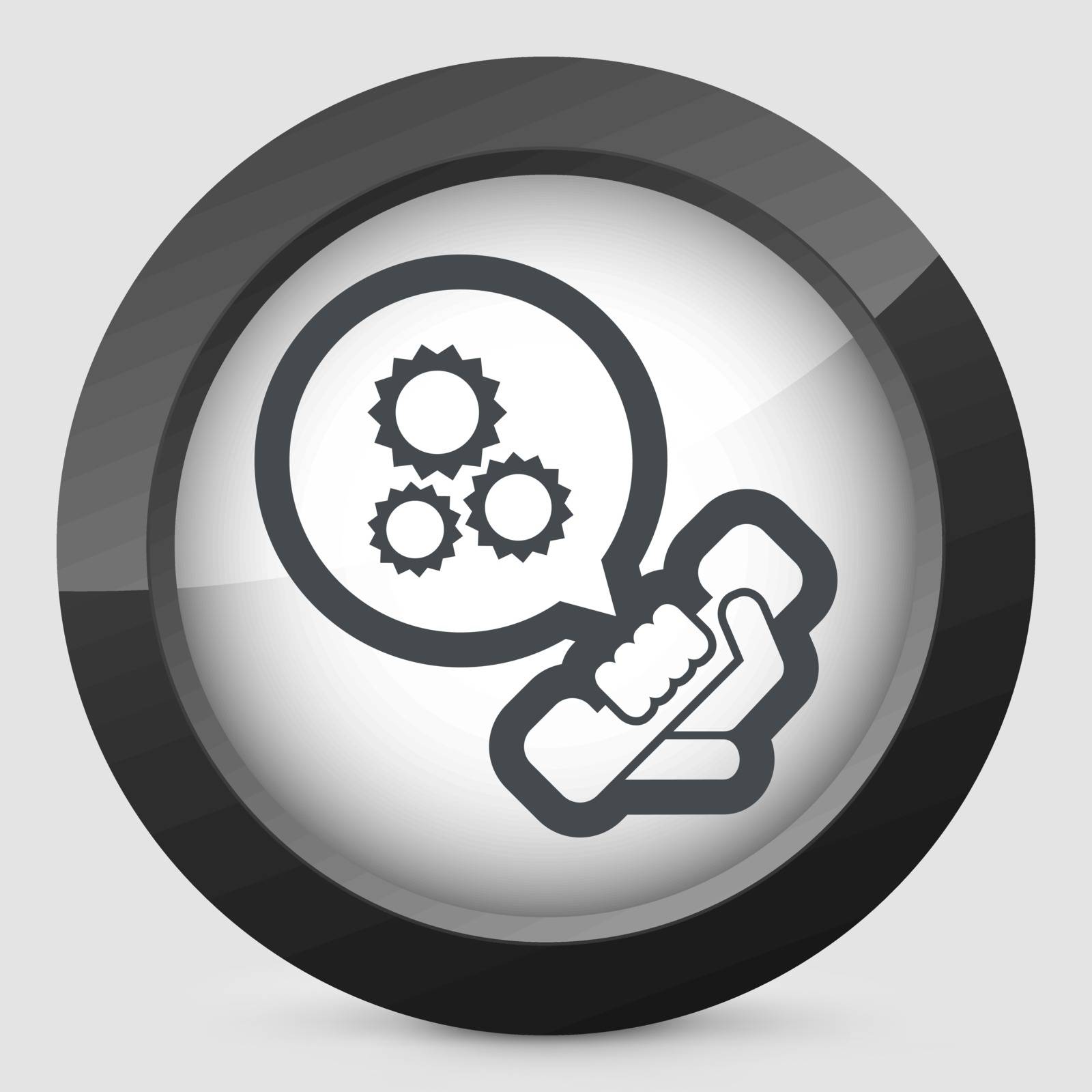 Technical assistance icon by myVector
