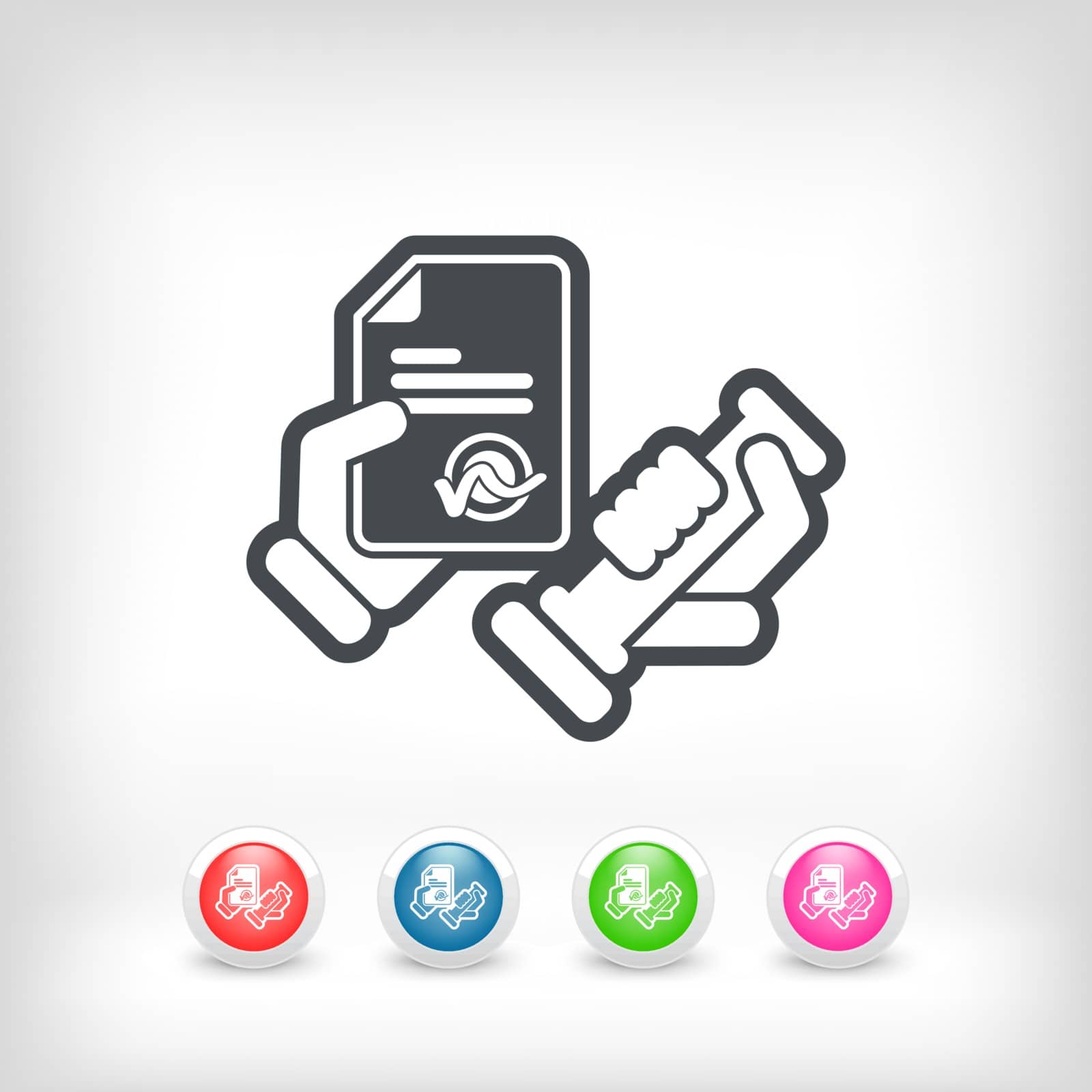 Stamp icon by myVector