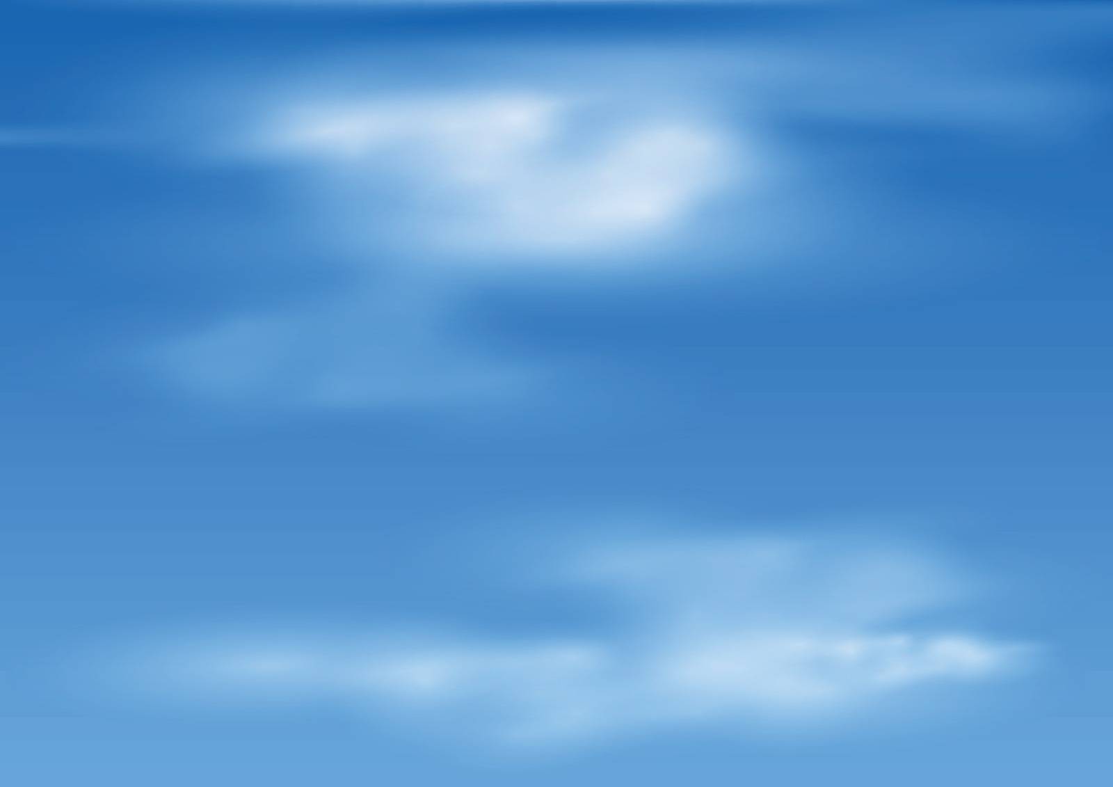 Clouds in the Sky - Background Illustration, Vector