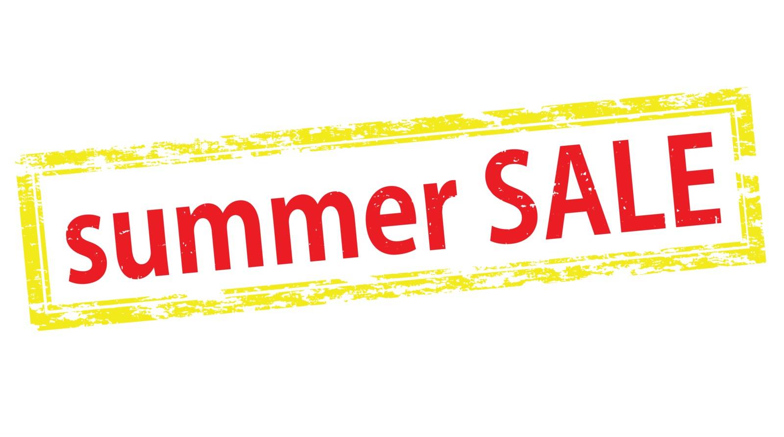 Stamp with text summer sale inside, vector illustration