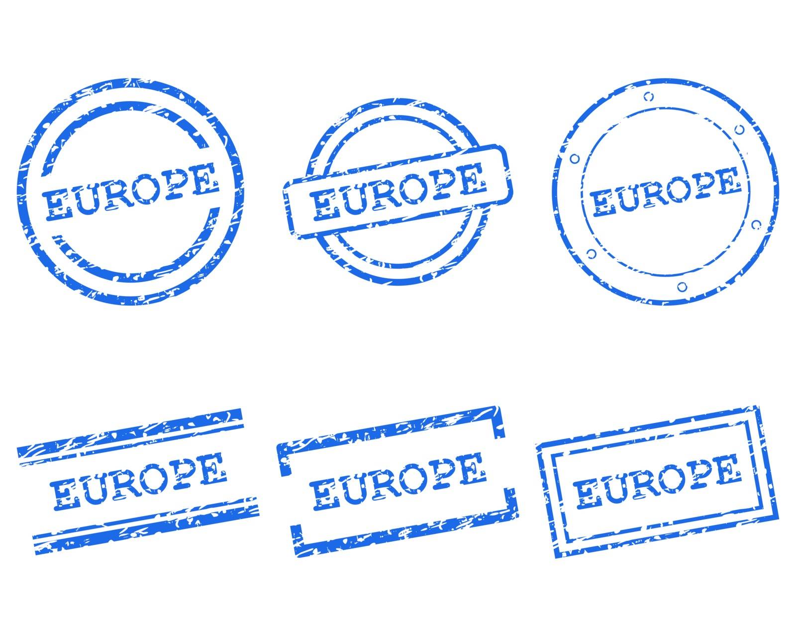 Europe stamps by rbiedermann