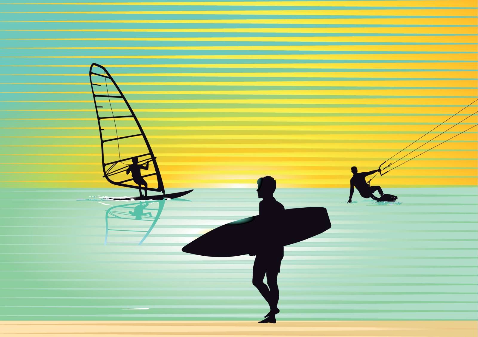 Surf Illustration by scusi
