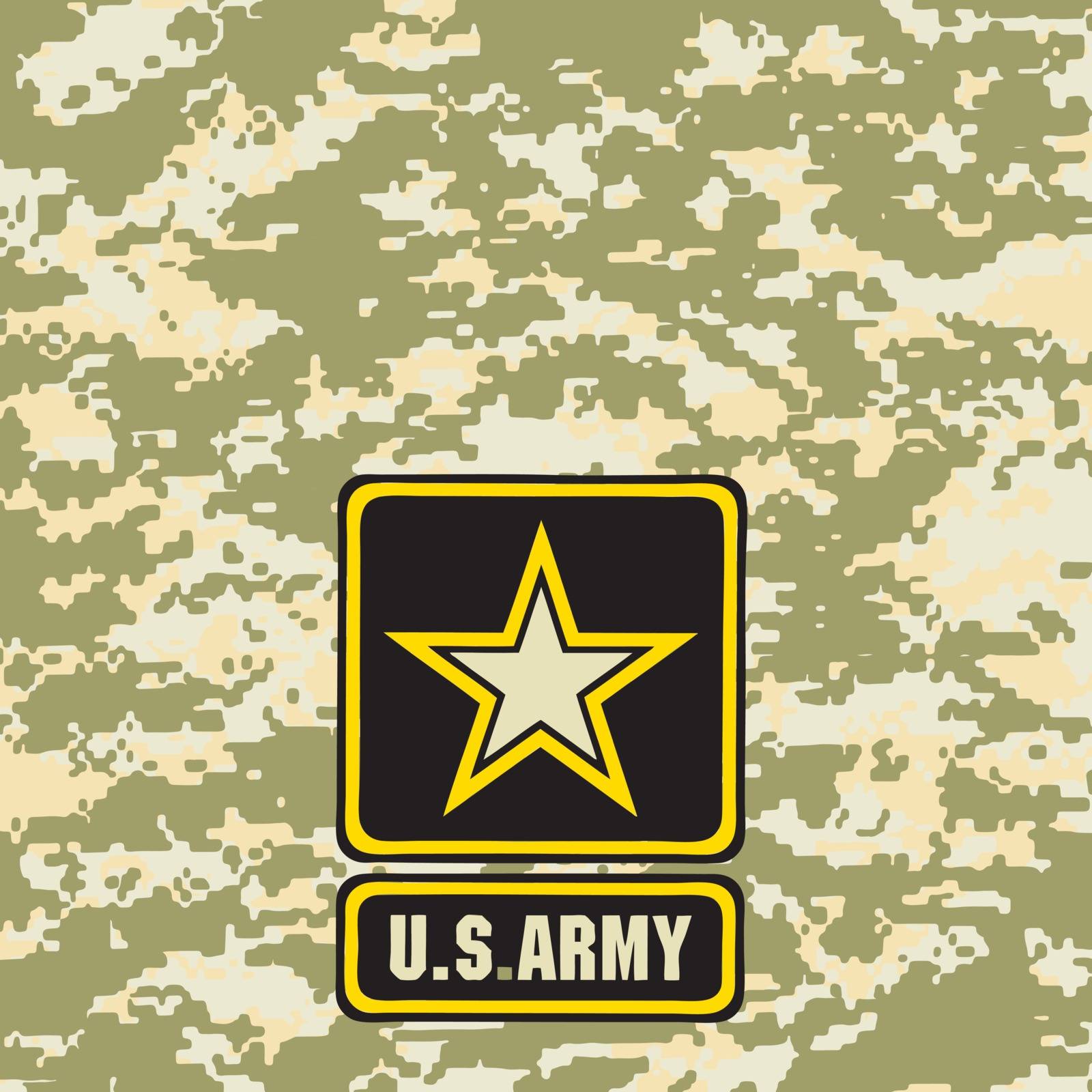 Light green army camouflage background for use in the field. Vector illustration.