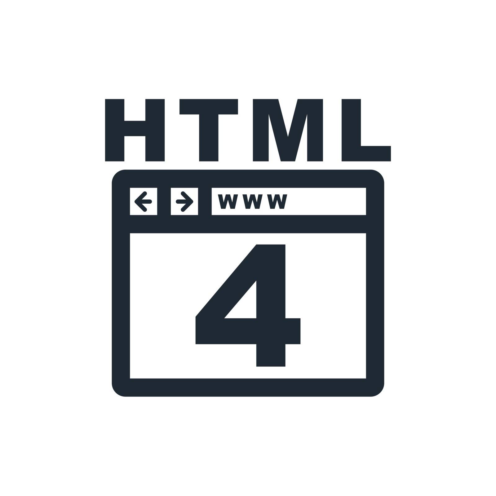 HTML 4 icon