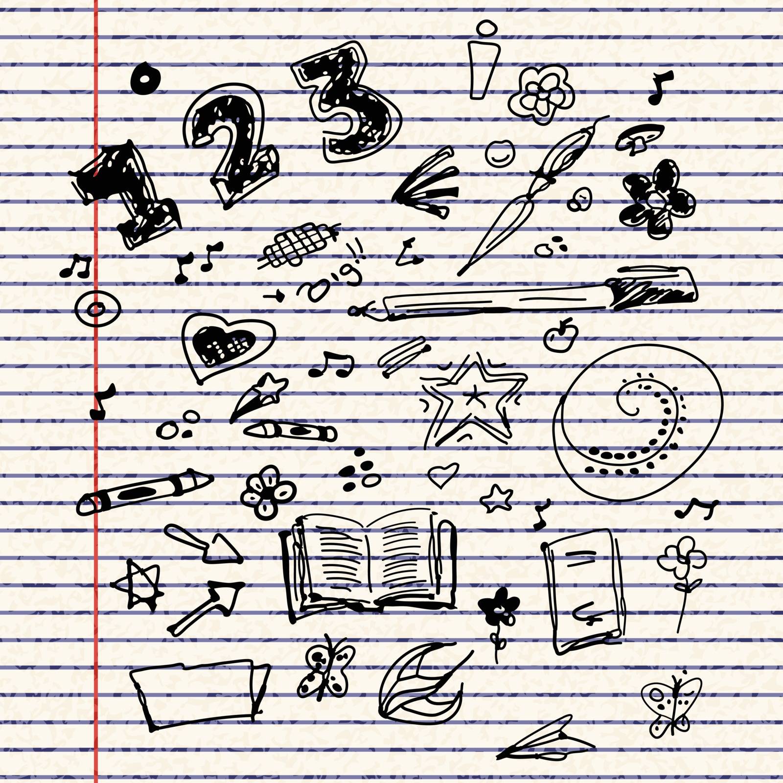 selection of old school doodles by christopherhall