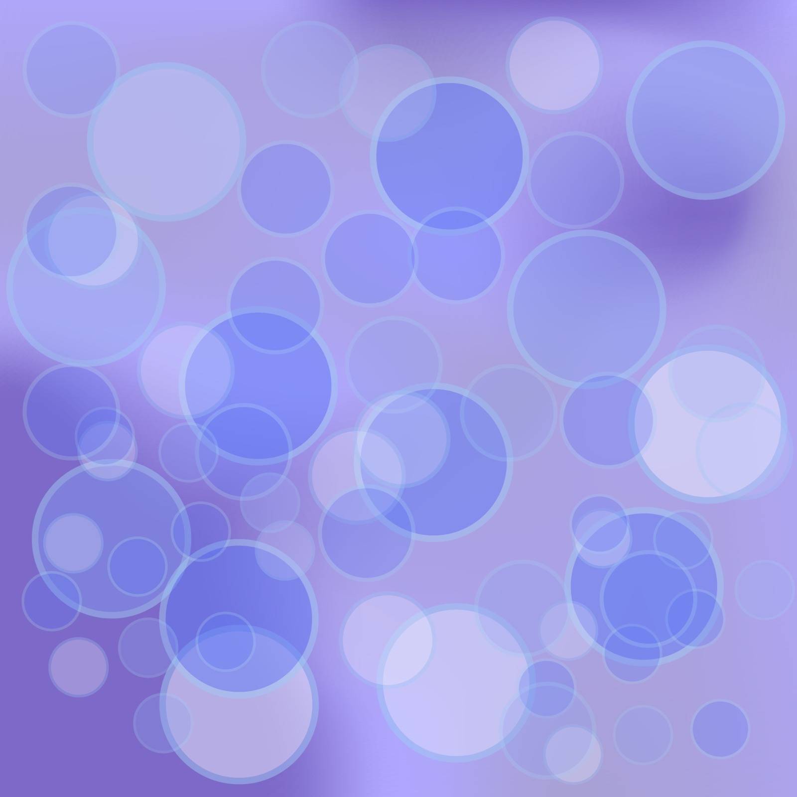 Abstract Blue Circle Background for Your Design