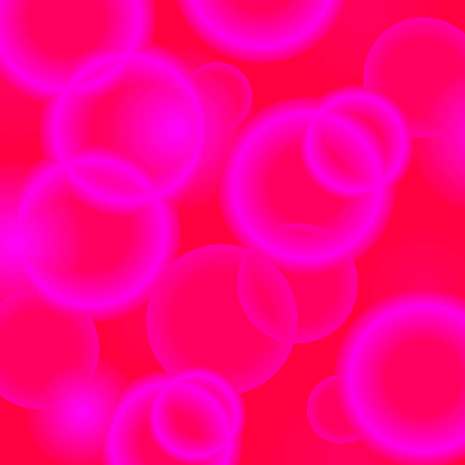 Circle Red Background. Abstract Red Bubble Pattern