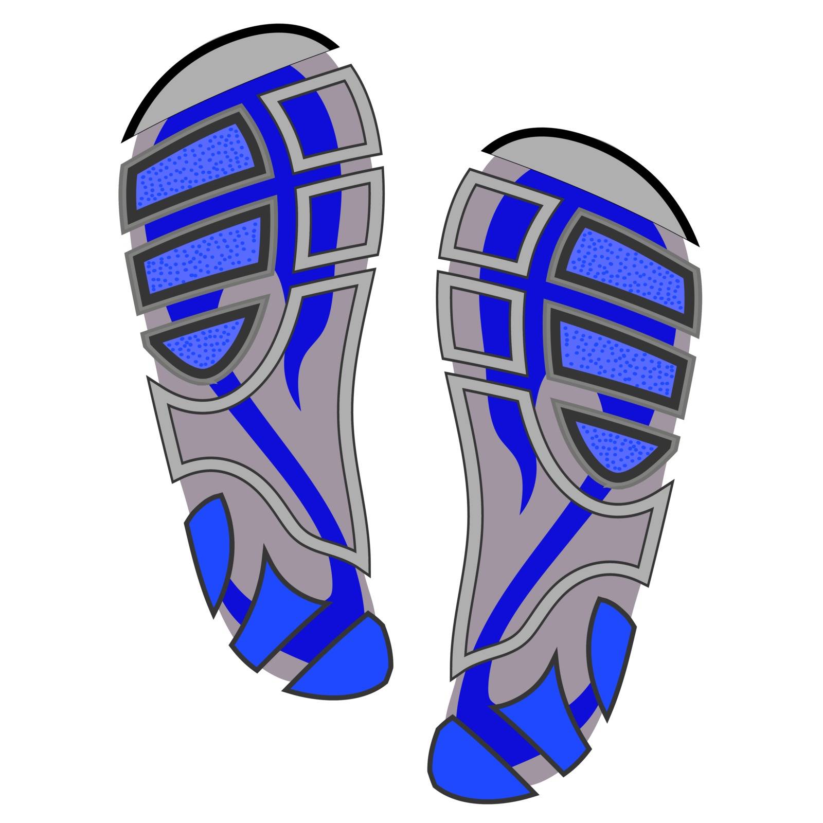 Clean  Sport Shoe Imprints by valeo5