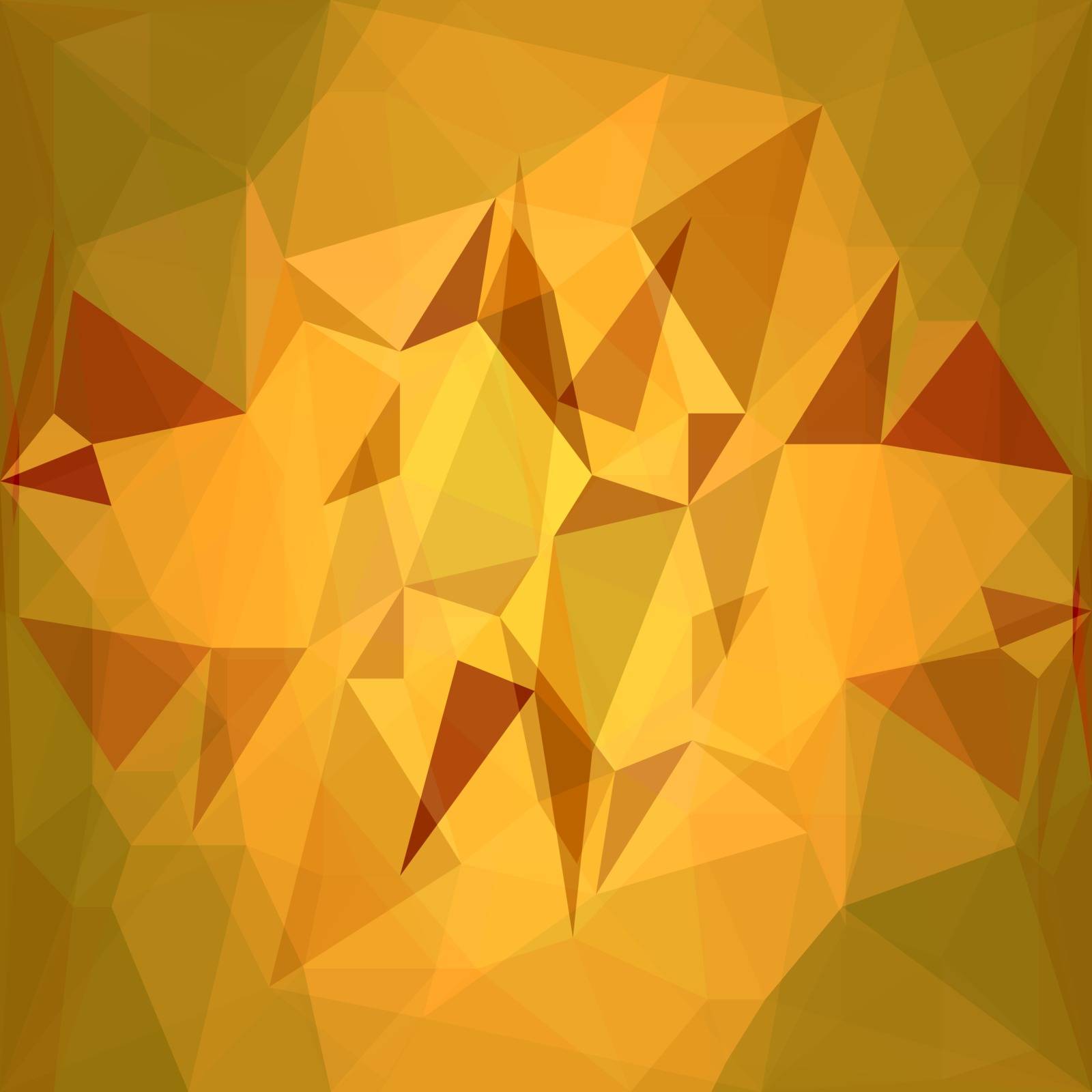 Abstract Orange Triangle Background. Orange Stone Textute. Orange Polygonal Geometric Pattern.