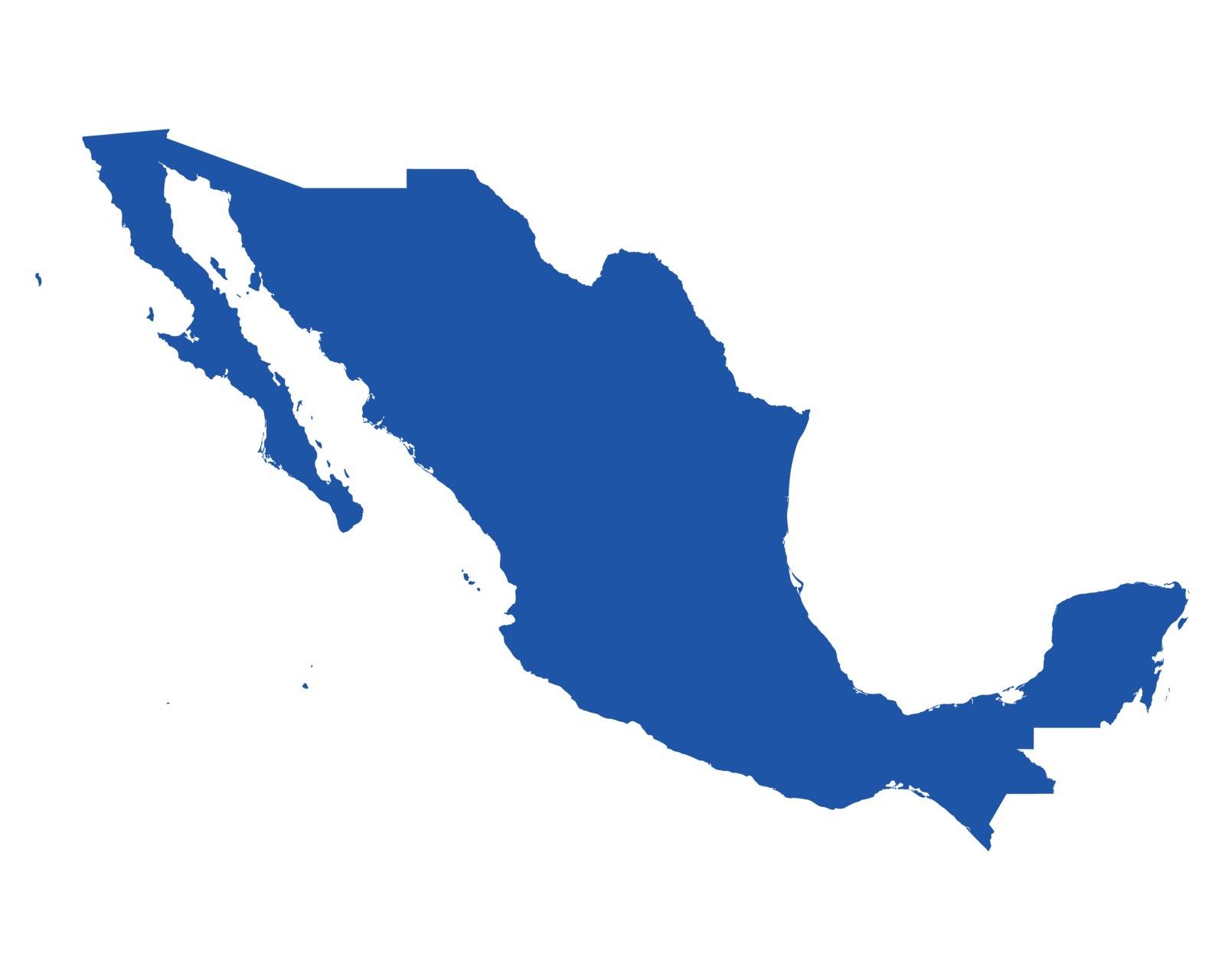 Map of Mexico by rbiedermann