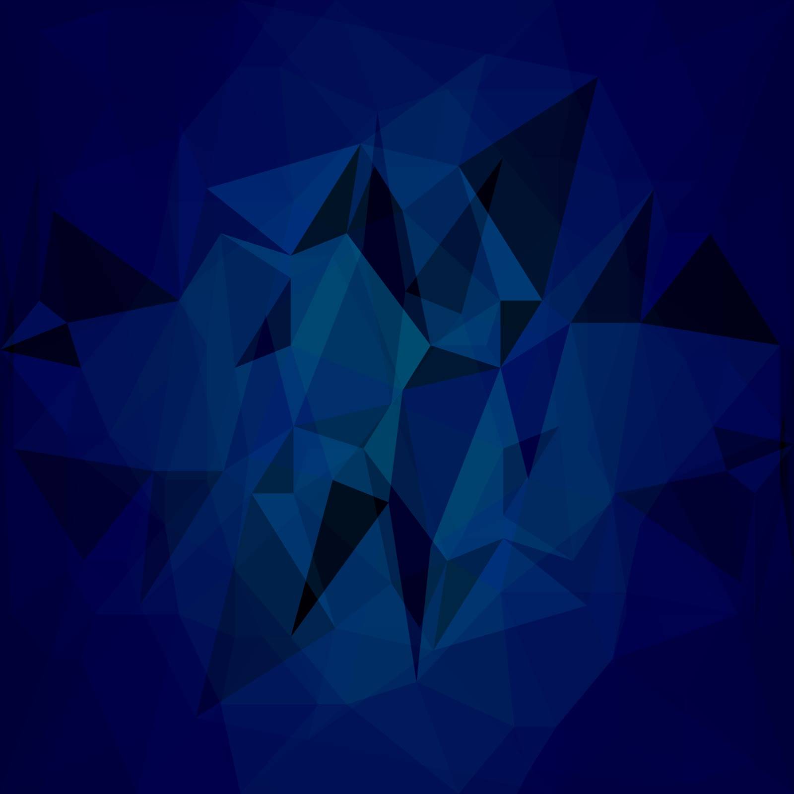 Abstract Polygonal Blue Background. Abstract Blue Geometric Pattern.