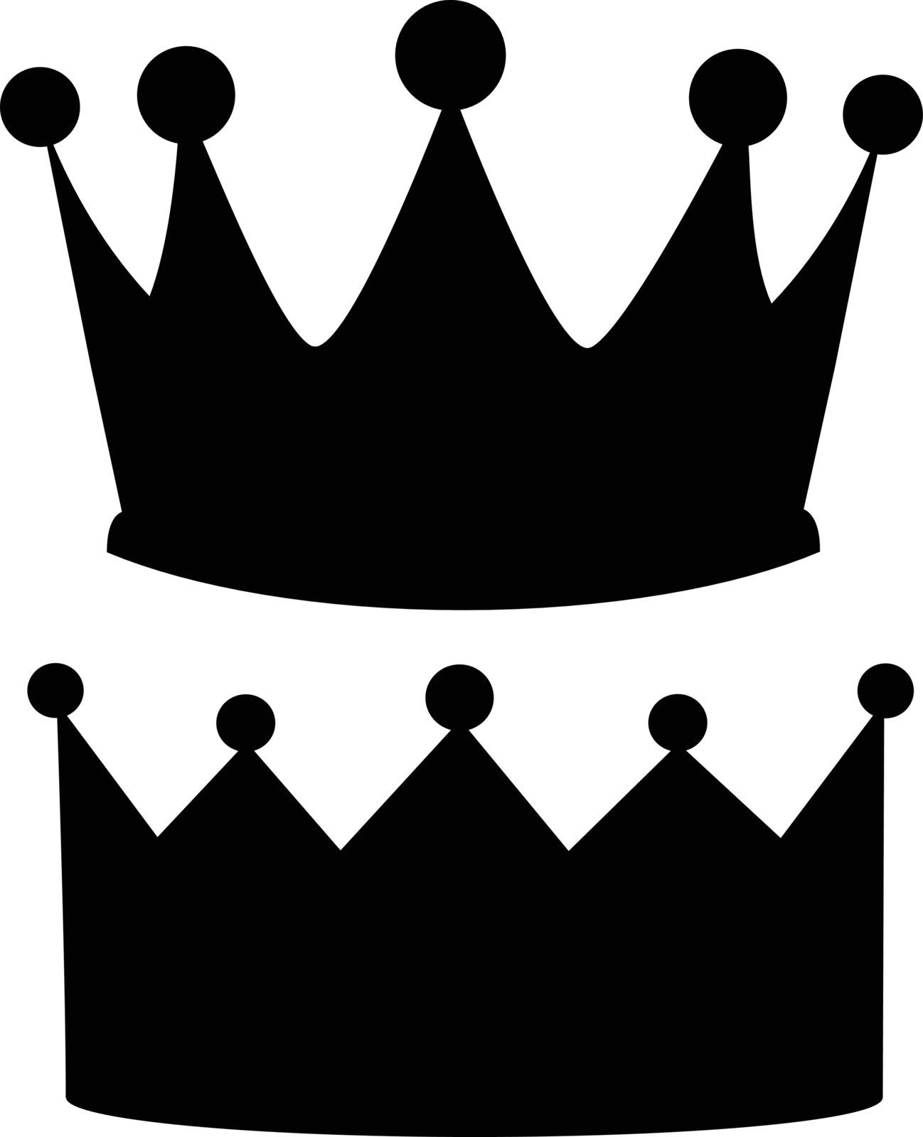 Crown vector illustration eps 10