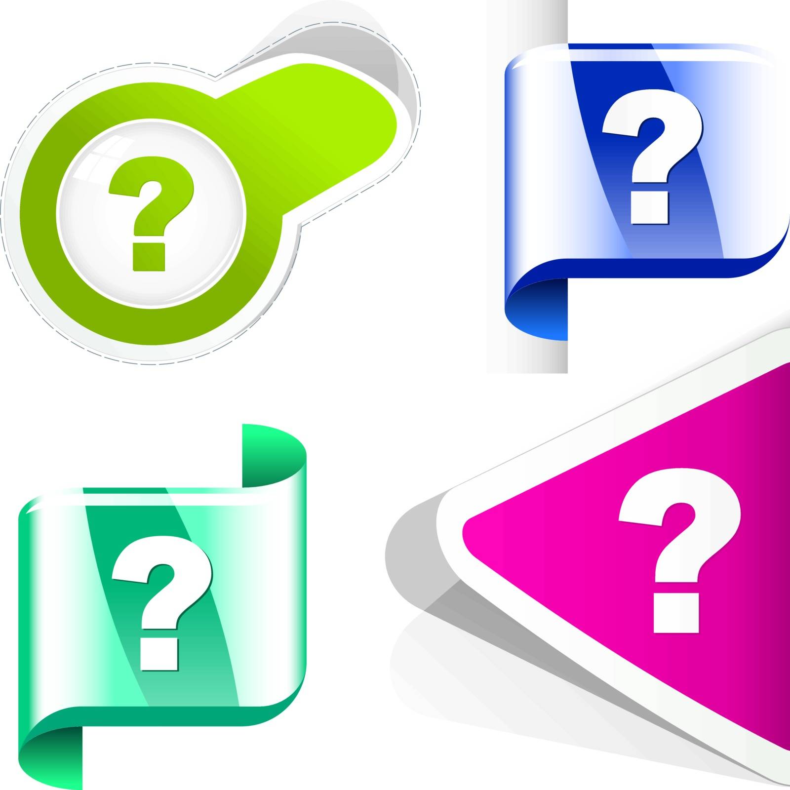 Question icon. Usable for web design.