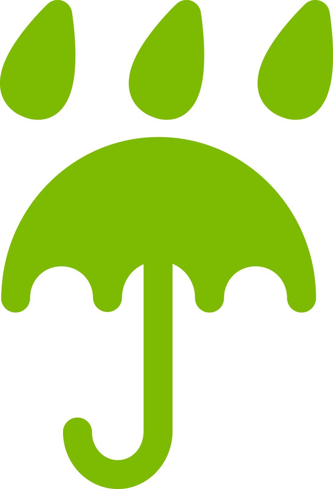 Rain protection icon from Business Bicolor Set by ahasoft