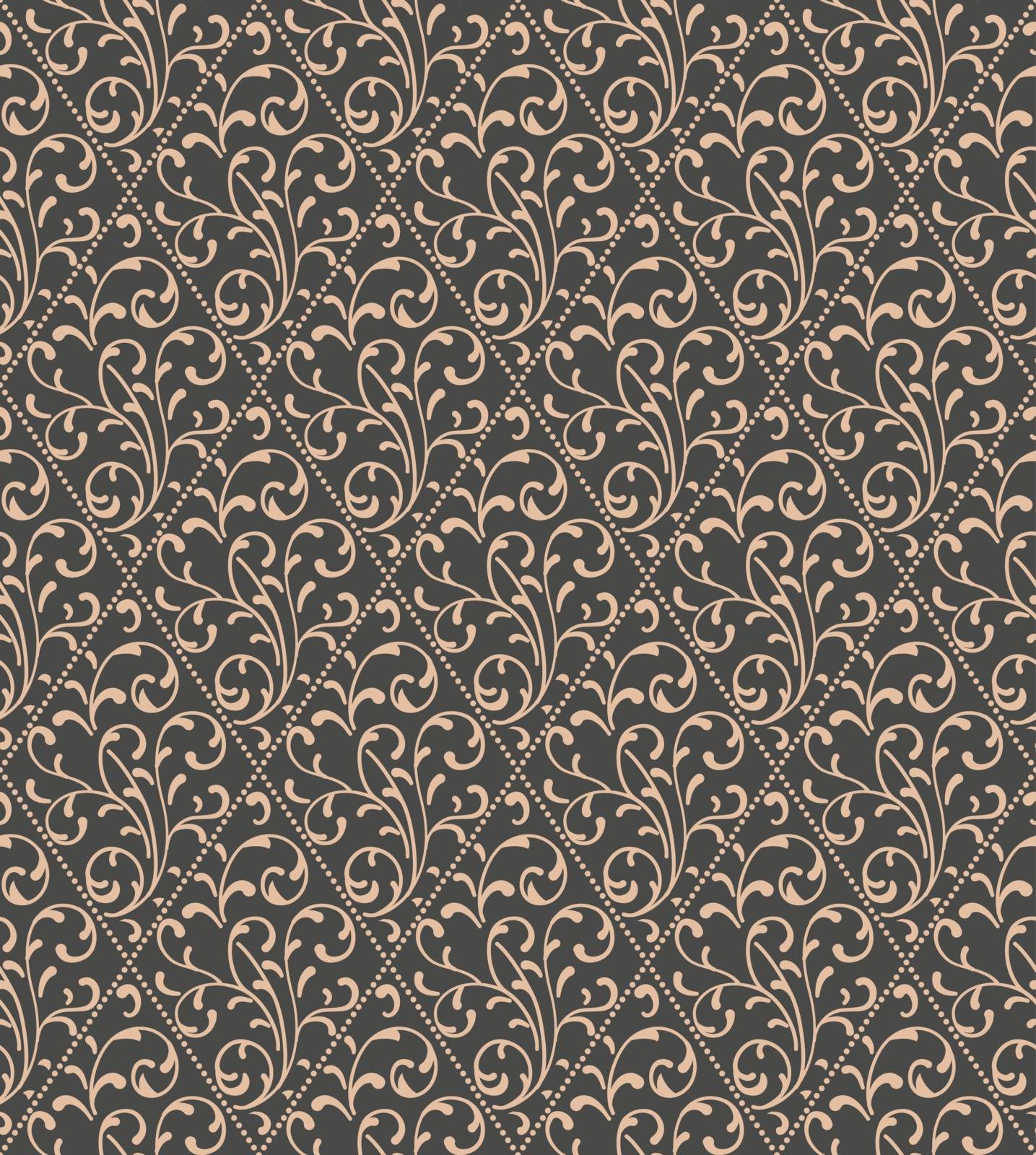 Floral seamless background by vtorous