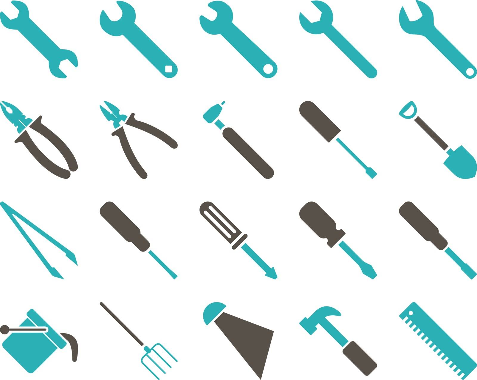 Equipment and Tools Icons by ahasoft