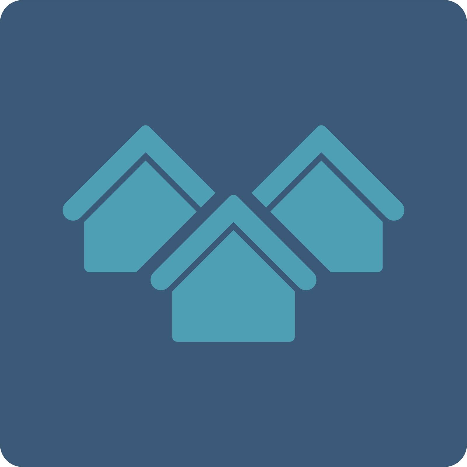 Real estate icon by ahasoft