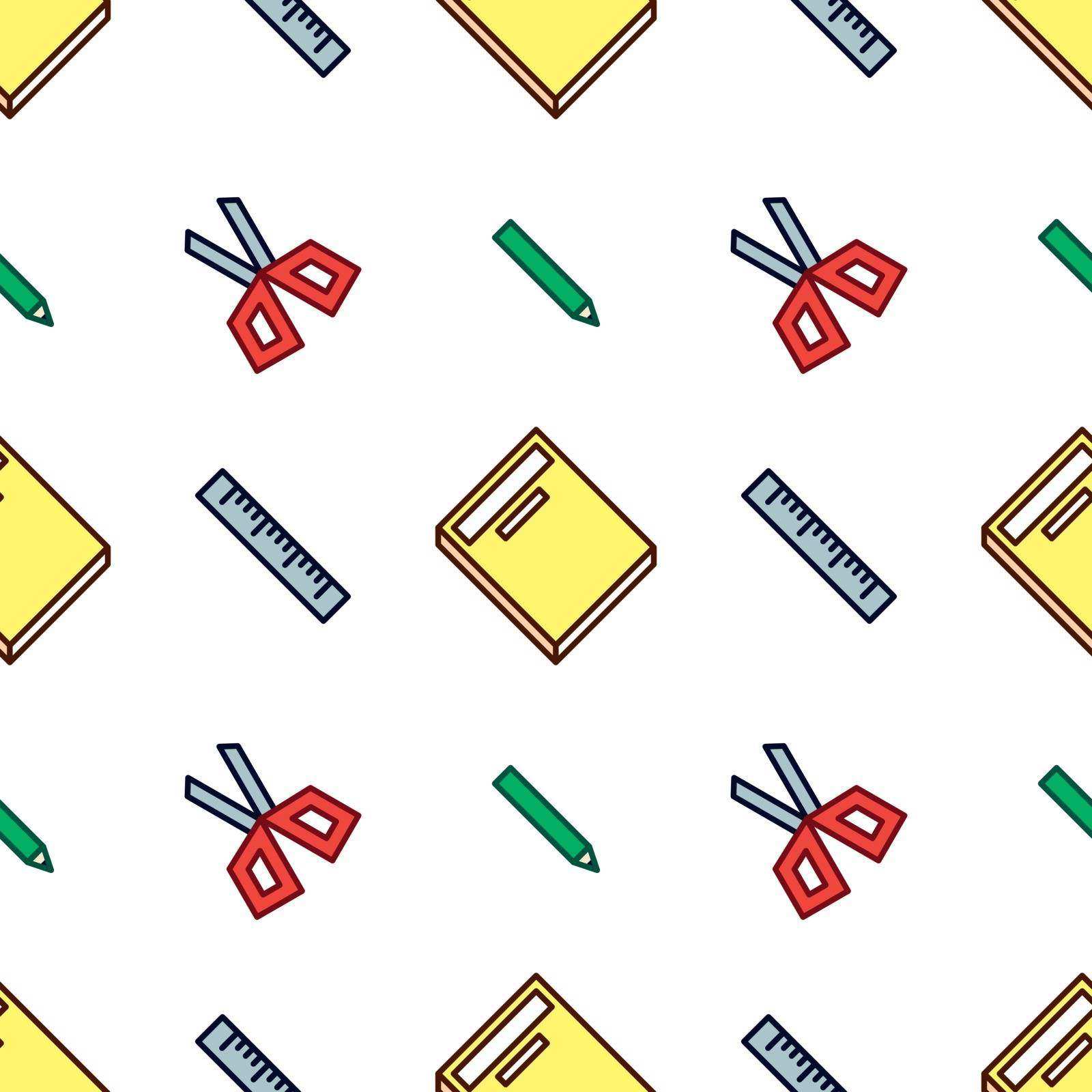 Crisp stationery pattern for your covers, gift wraps, and more.