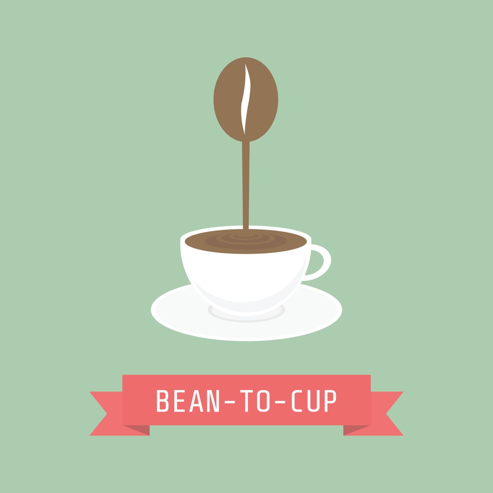 from bean to cup, drink for freshness