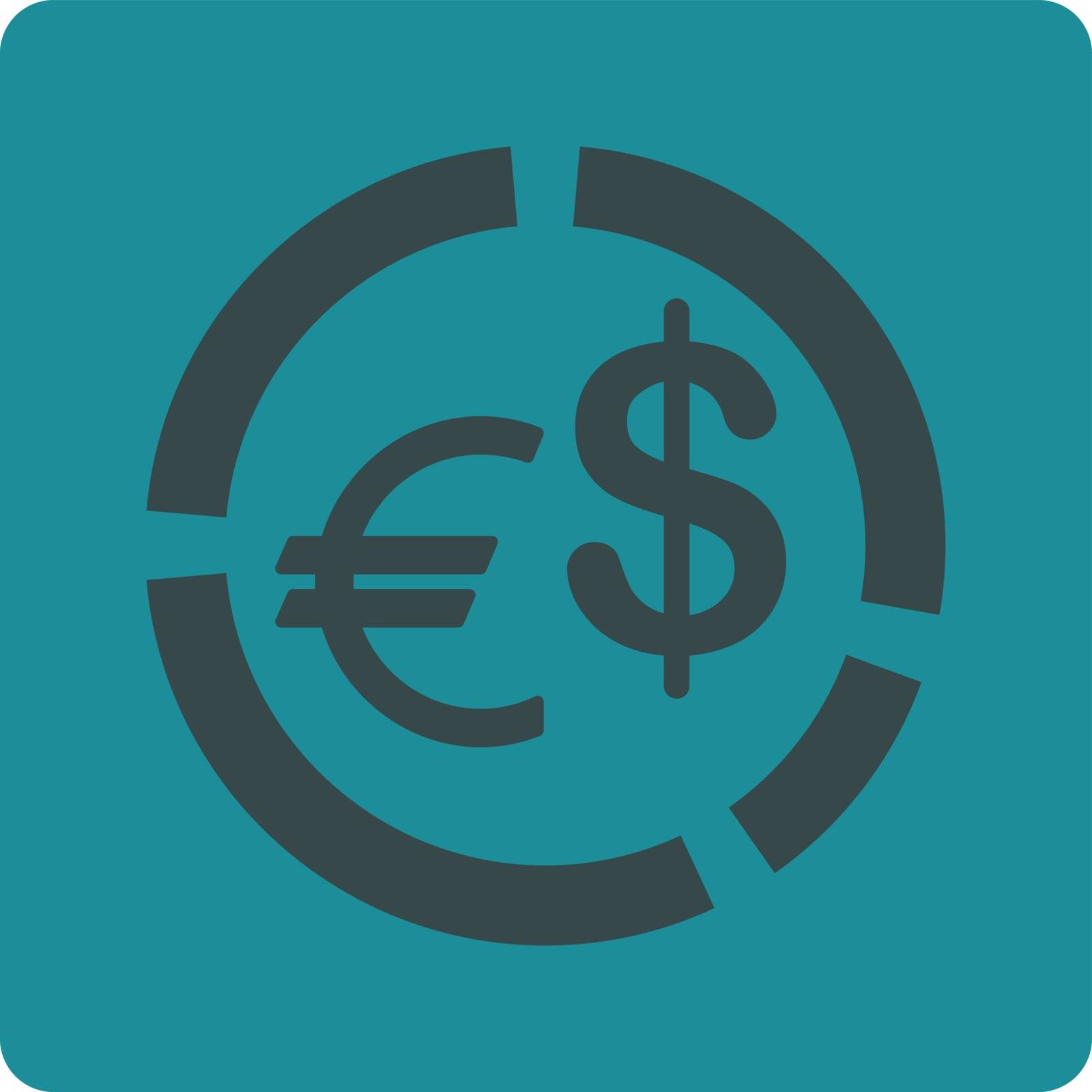 Currency Diagram Icon by ahasoft