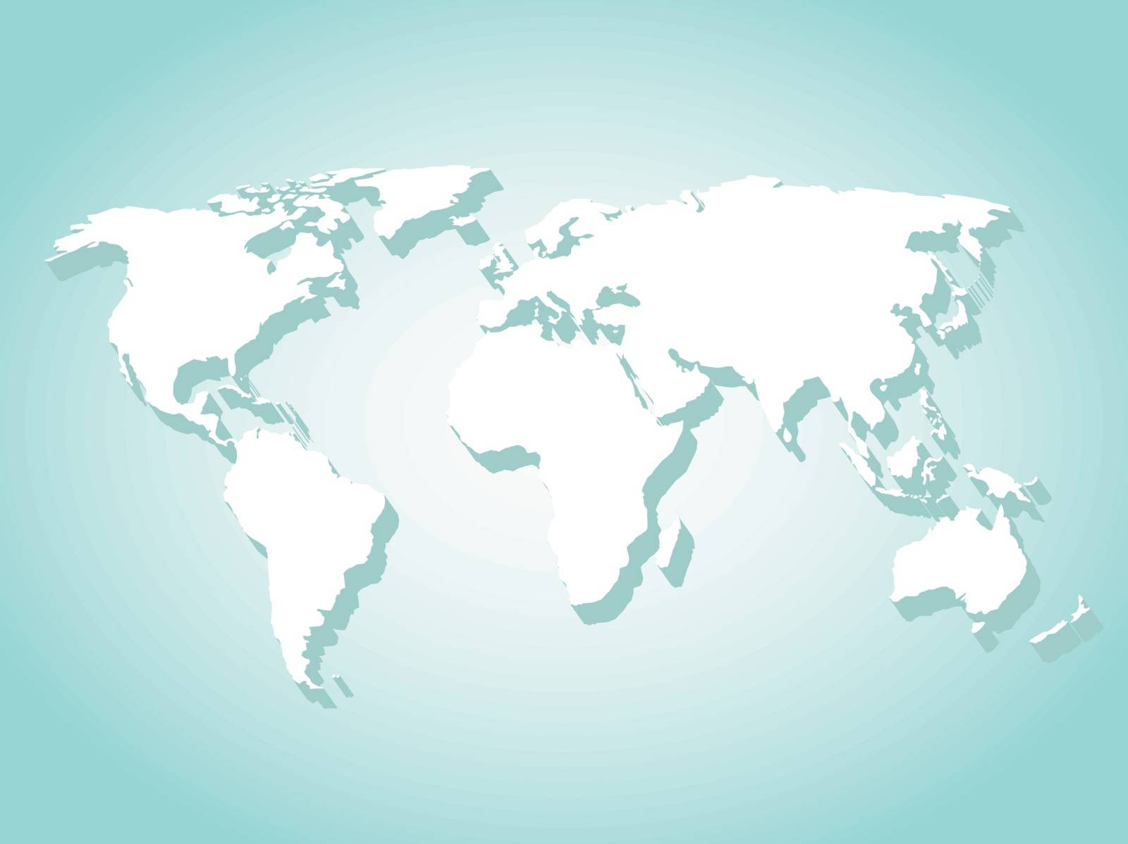 Vector illustration of a world map in the background