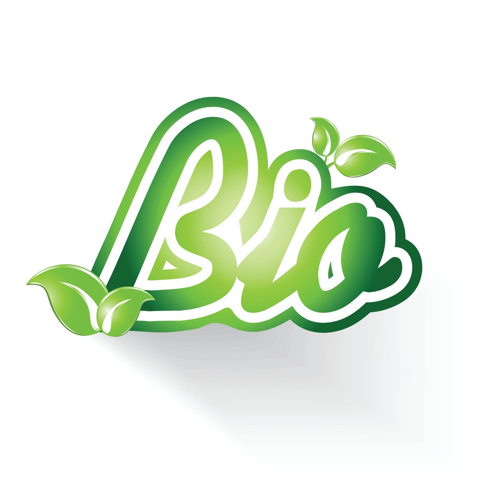 Bio. Vector ecological symbol for you design.