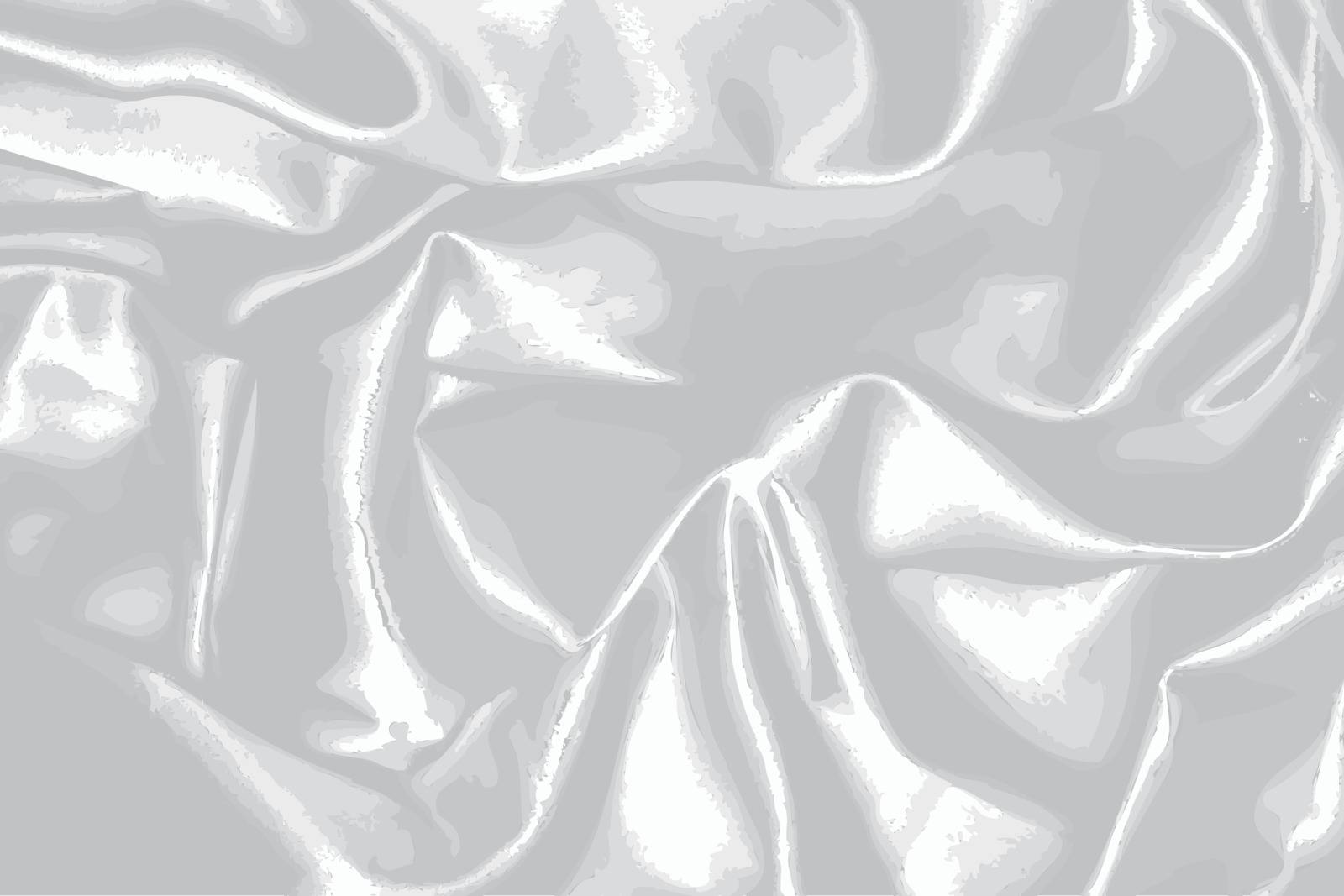 A typical white silk background with folds