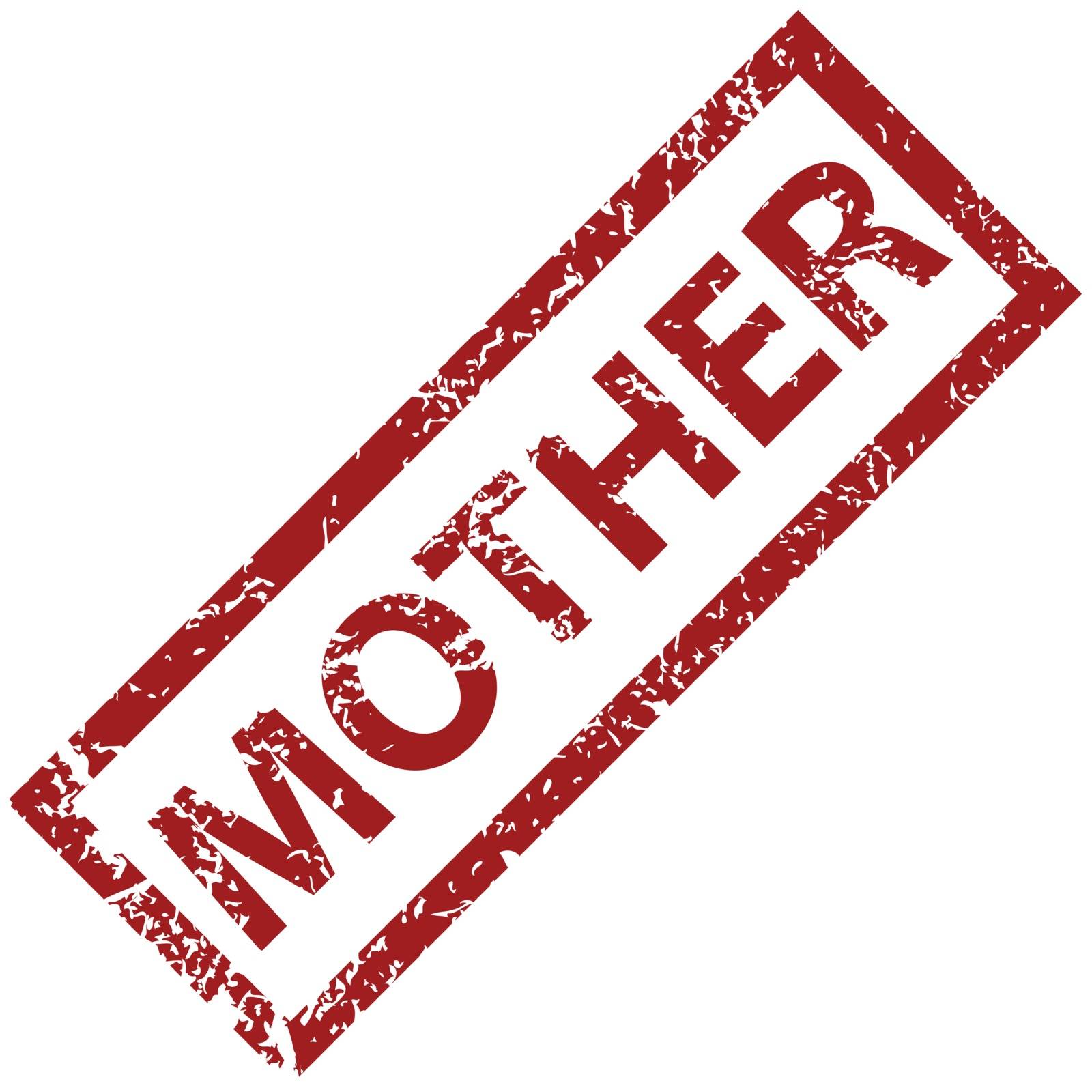 Mother grunge rubber stamp on a white background. Vector illustration