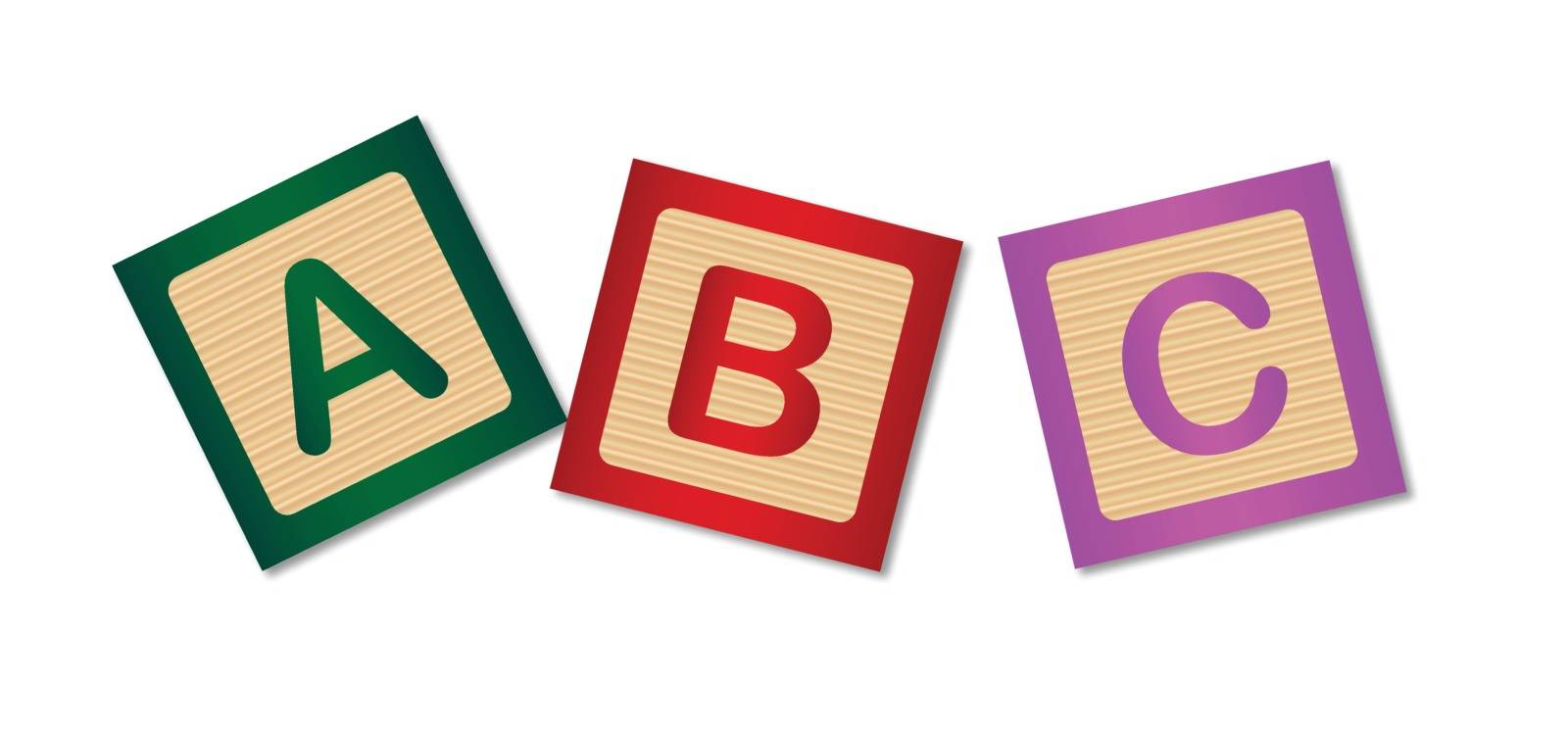 ABC Blocks by Bigalbaloo