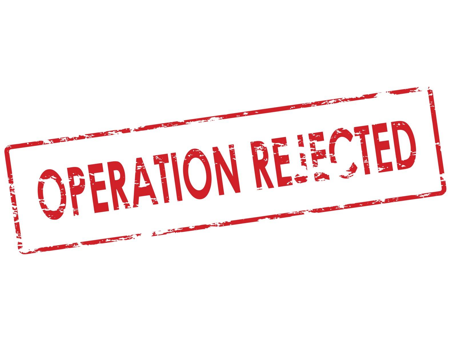Operation rejected by carmenbobo