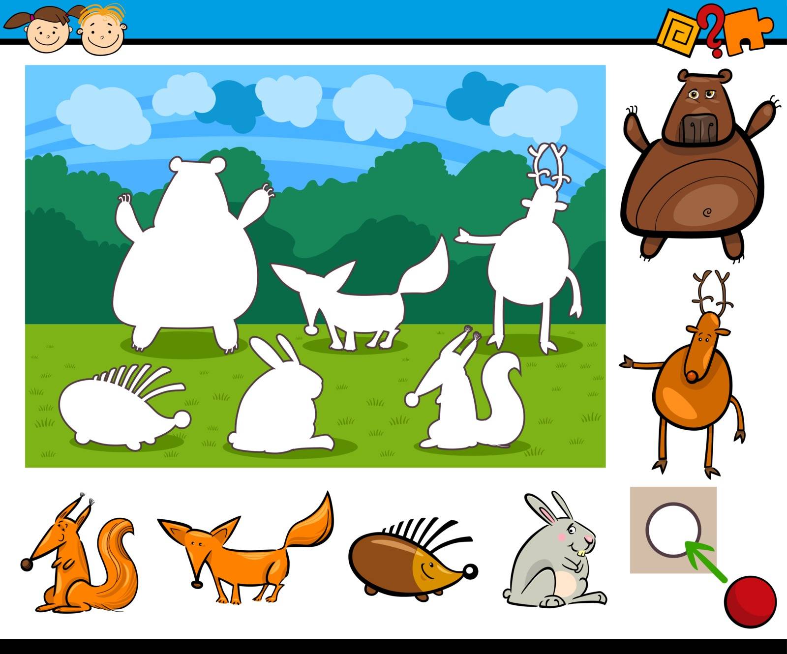 kindergarten cartoon game by izakowski