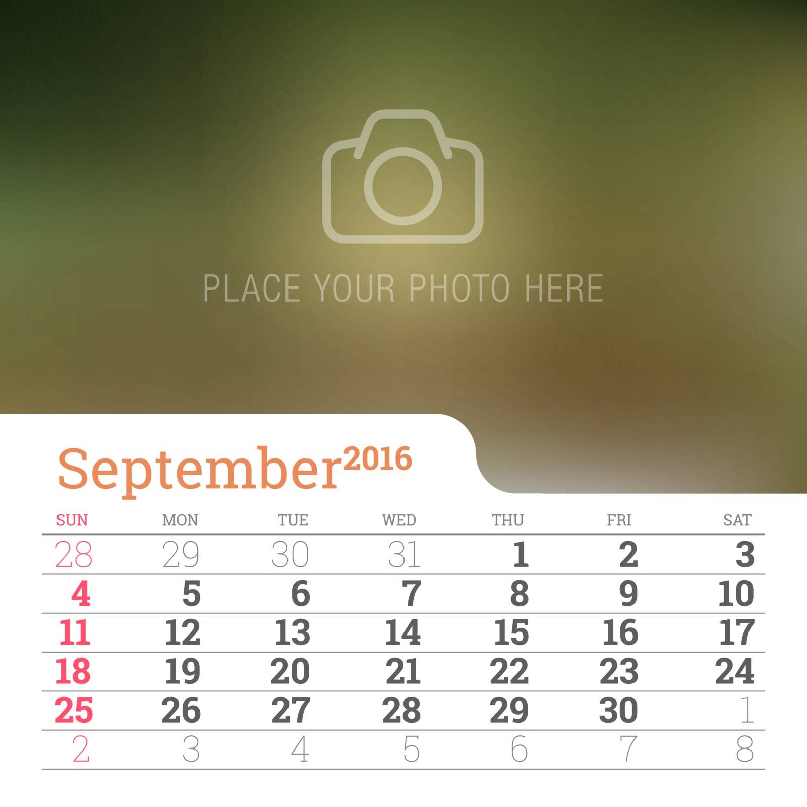 Calendar grid by vtorous
