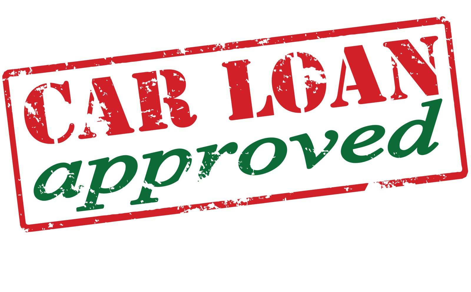 Rubber stamp with text car loan approved inside, vector illustration
