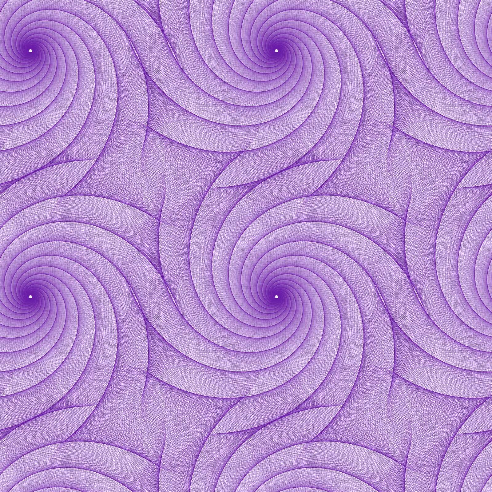 Purple abstract repeating fractal line pattern by davidzydd