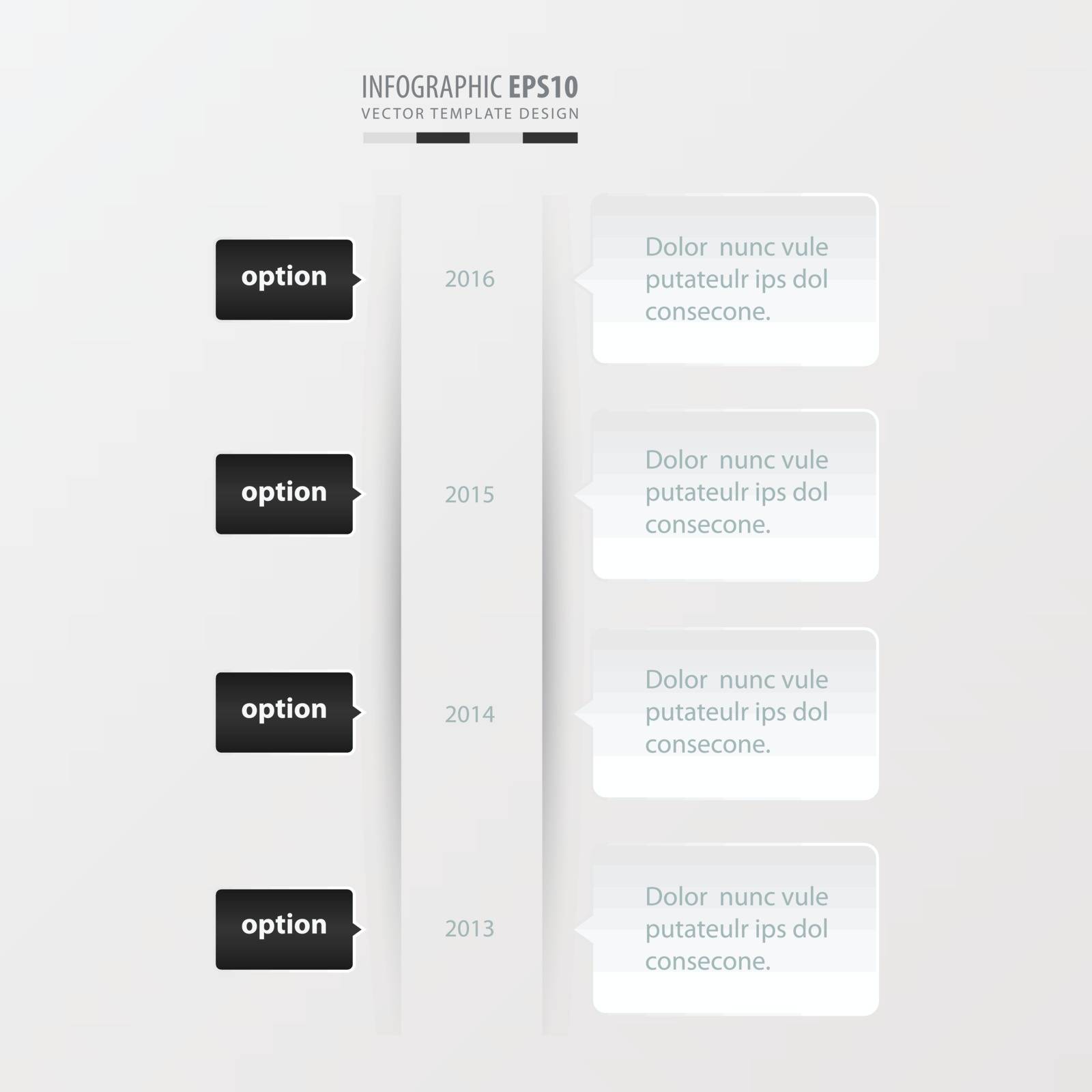 timeline template template  black and white color