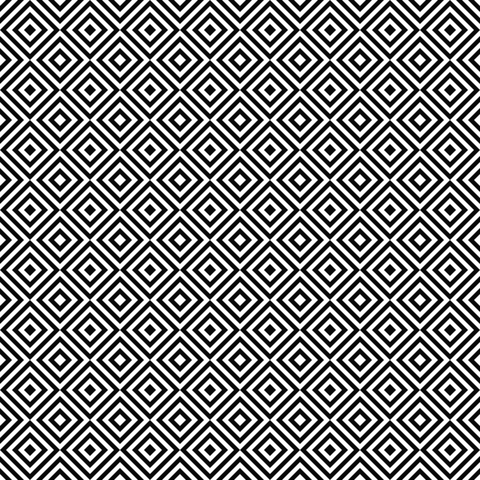 Repeating black and white square pattern by davidzydd