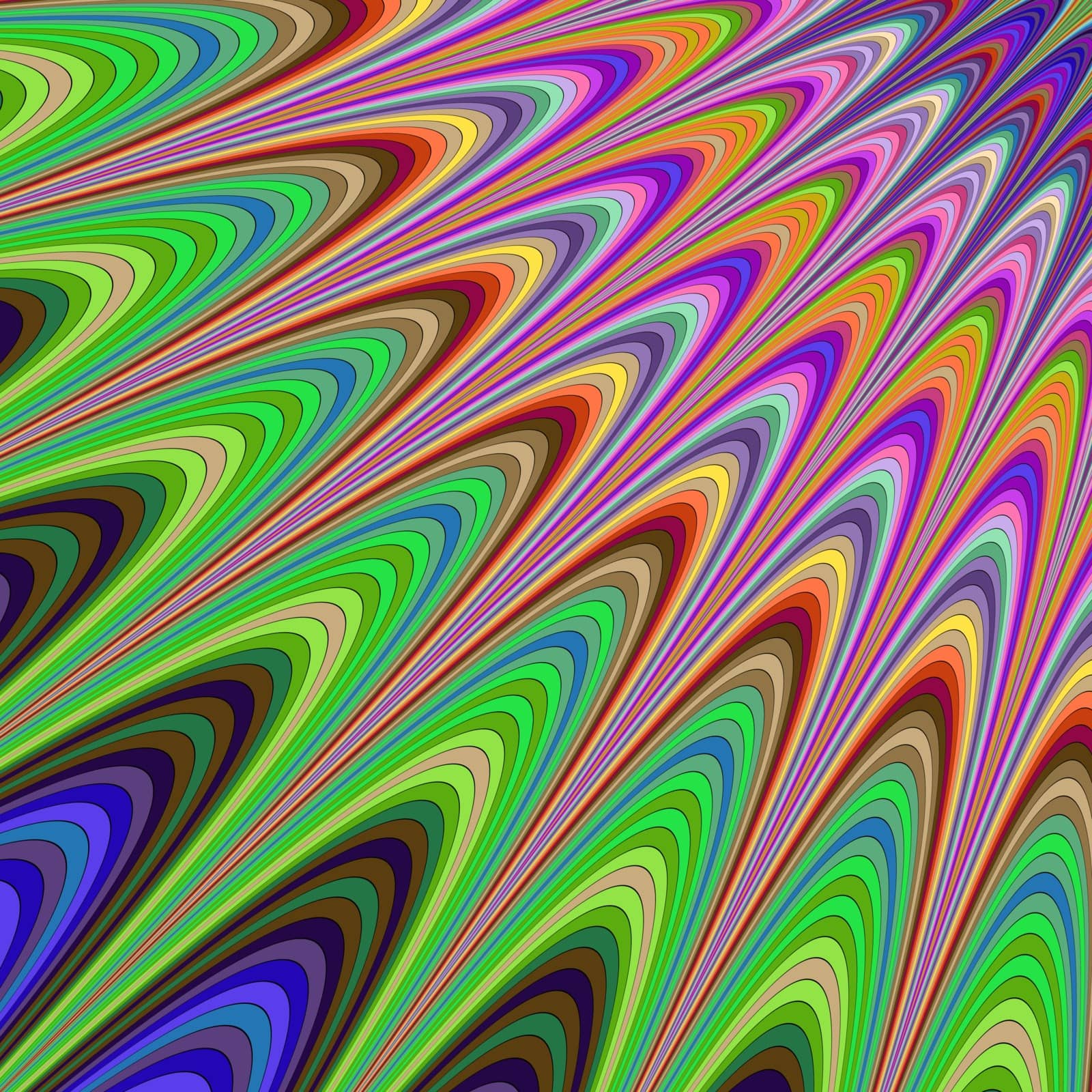 Colorful abstract sunshine fractal background by davidzydd