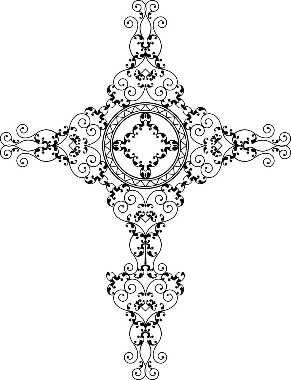 Cross Christian Design by AjayShri