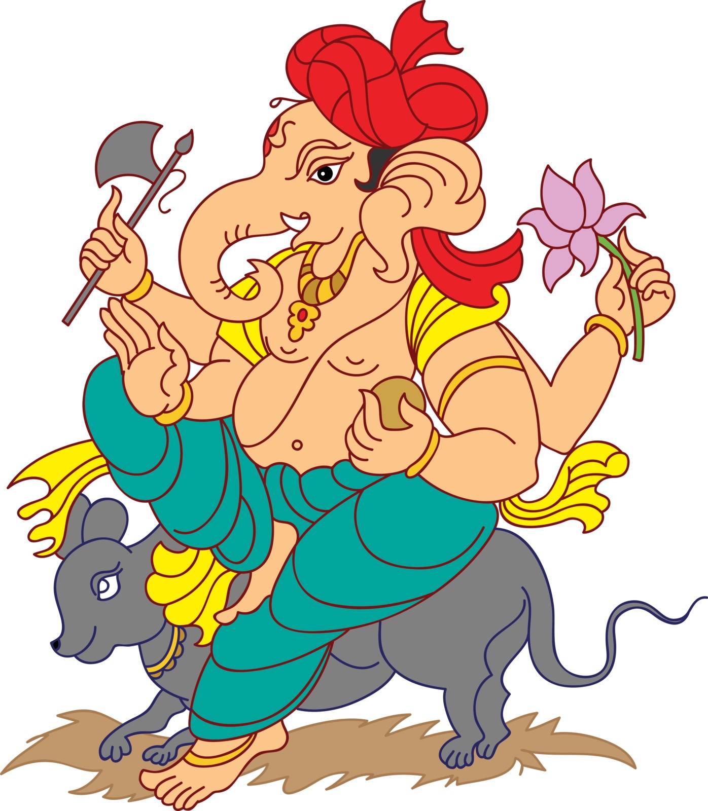 Ganesha The Lord Of Wisdom by AjayShri