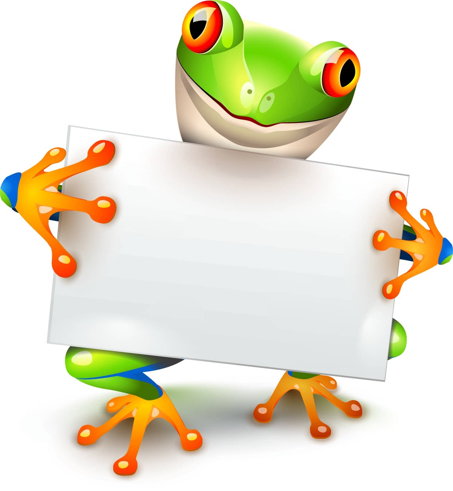 Little tree frog message by Tilo