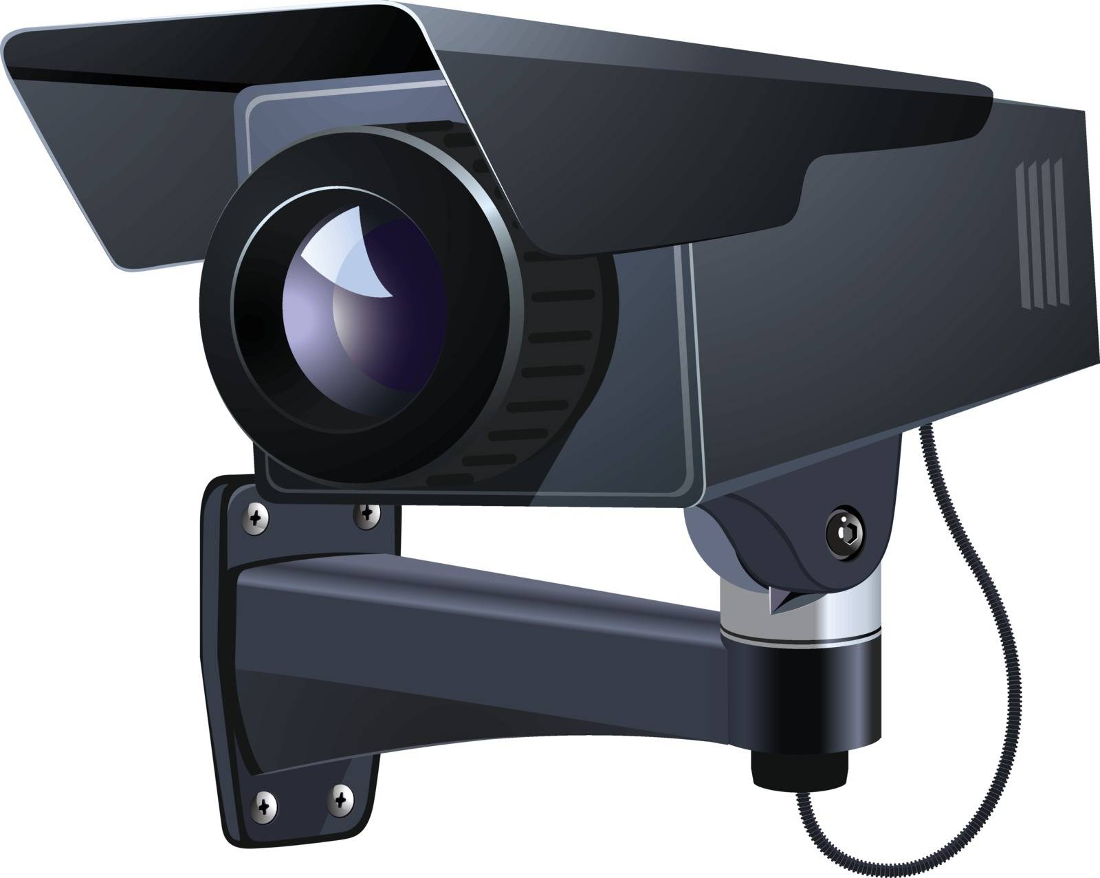 Camera of the video observation vector illustration in eps 10