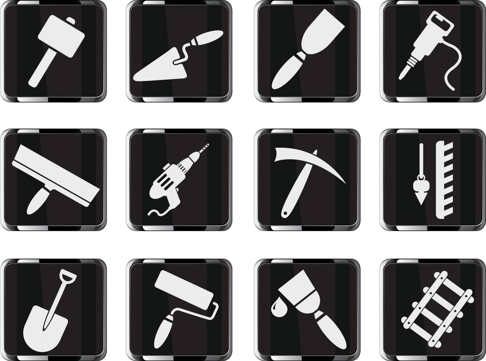 Symbols of building equipment by ayax
