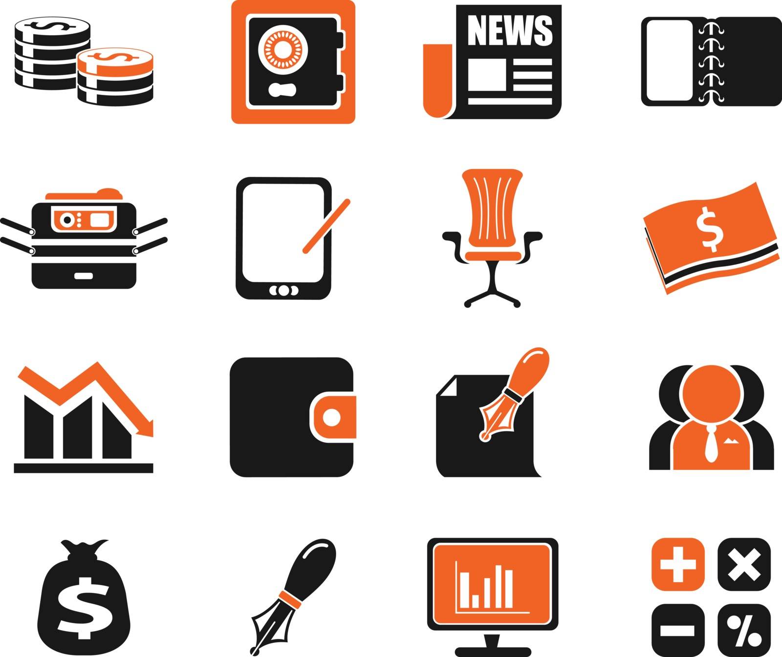 Business and Finance Web Icons for web