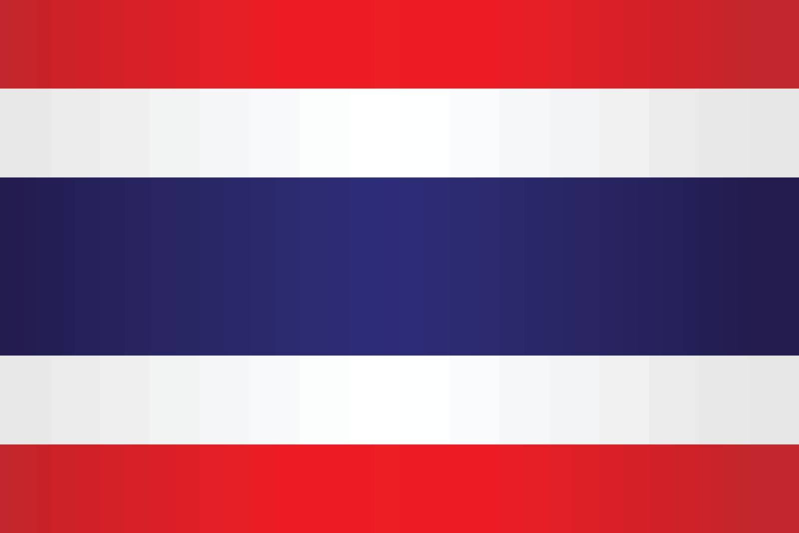 National Flag Of Thailand by Bigalbaloo
