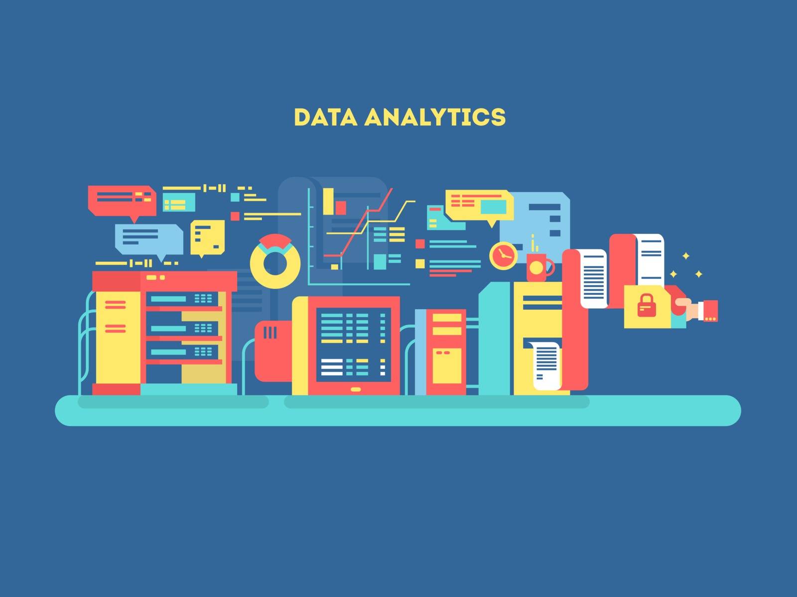 Data analytics design flat by jossdiim