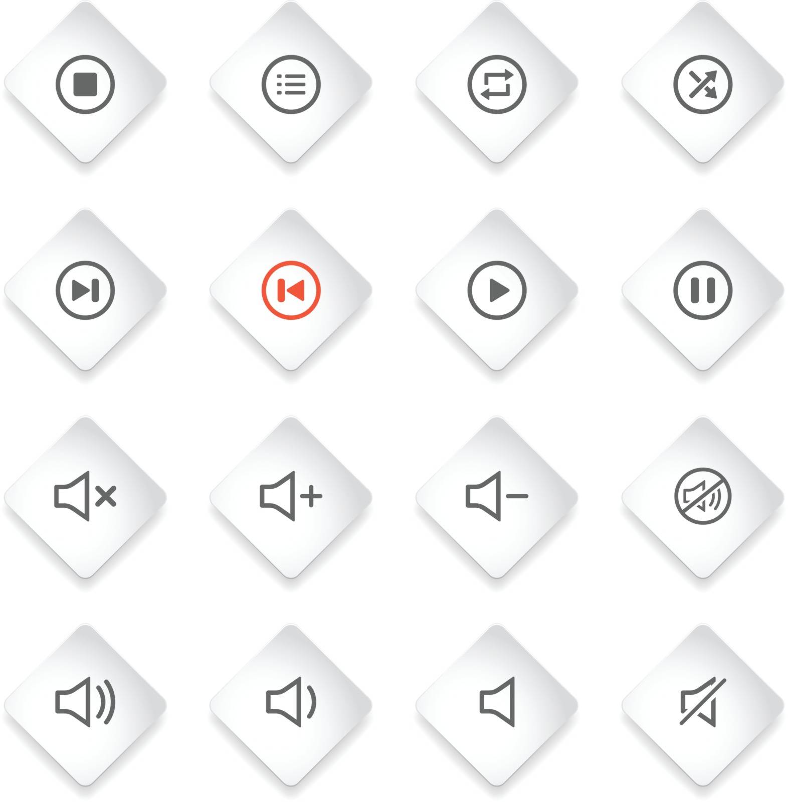 Media player icons by ayax