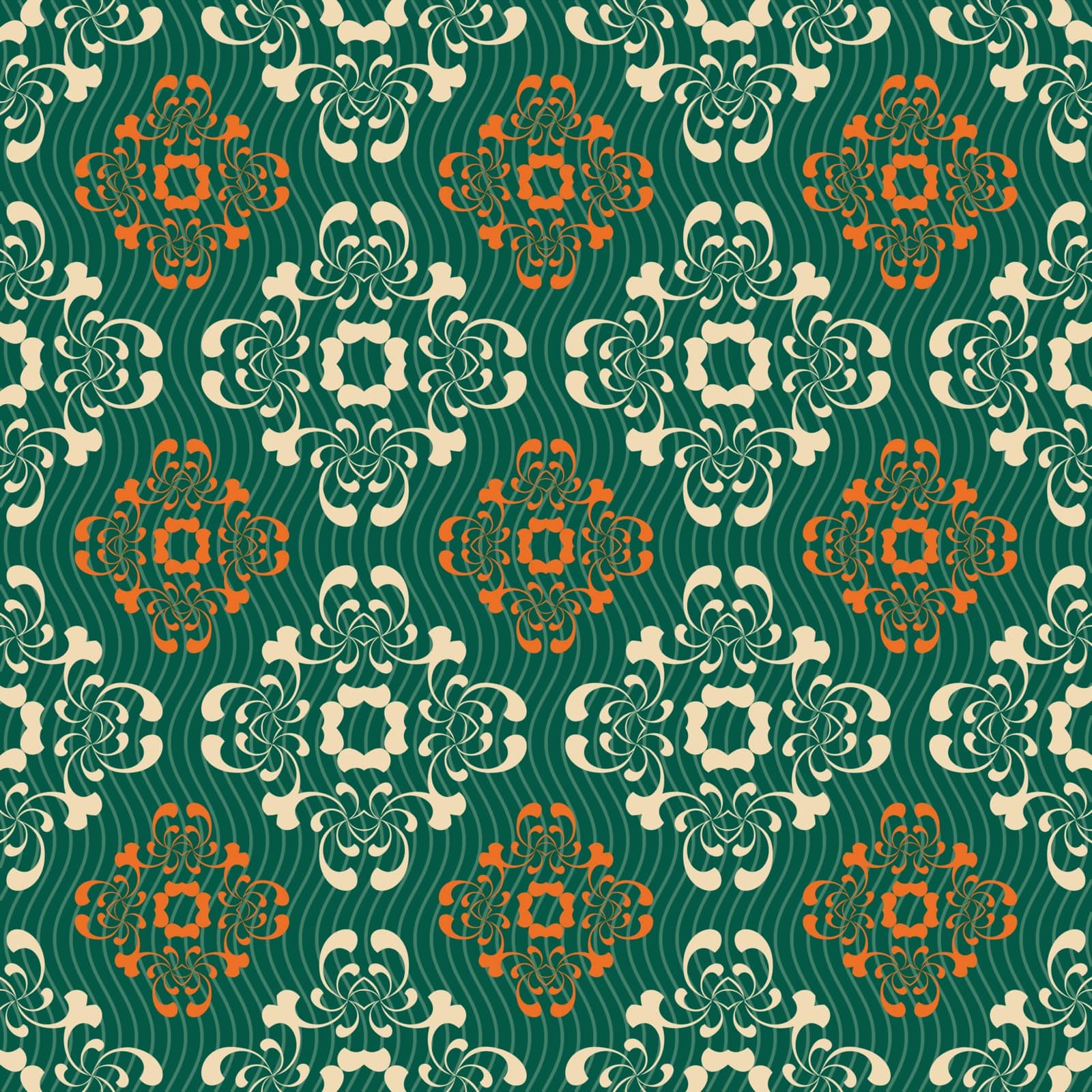 Seamless ornament pattern vector tile by stocklady